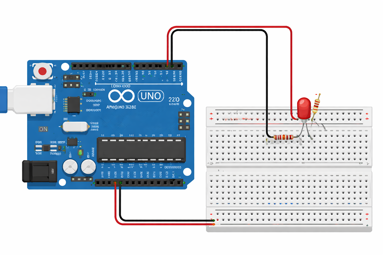 LED circuit with Arduino